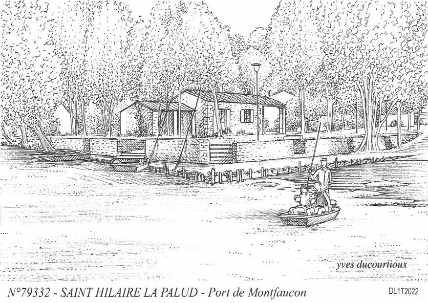 N 79332 - ST HILAIRE LA PALUD - port de montfaucon